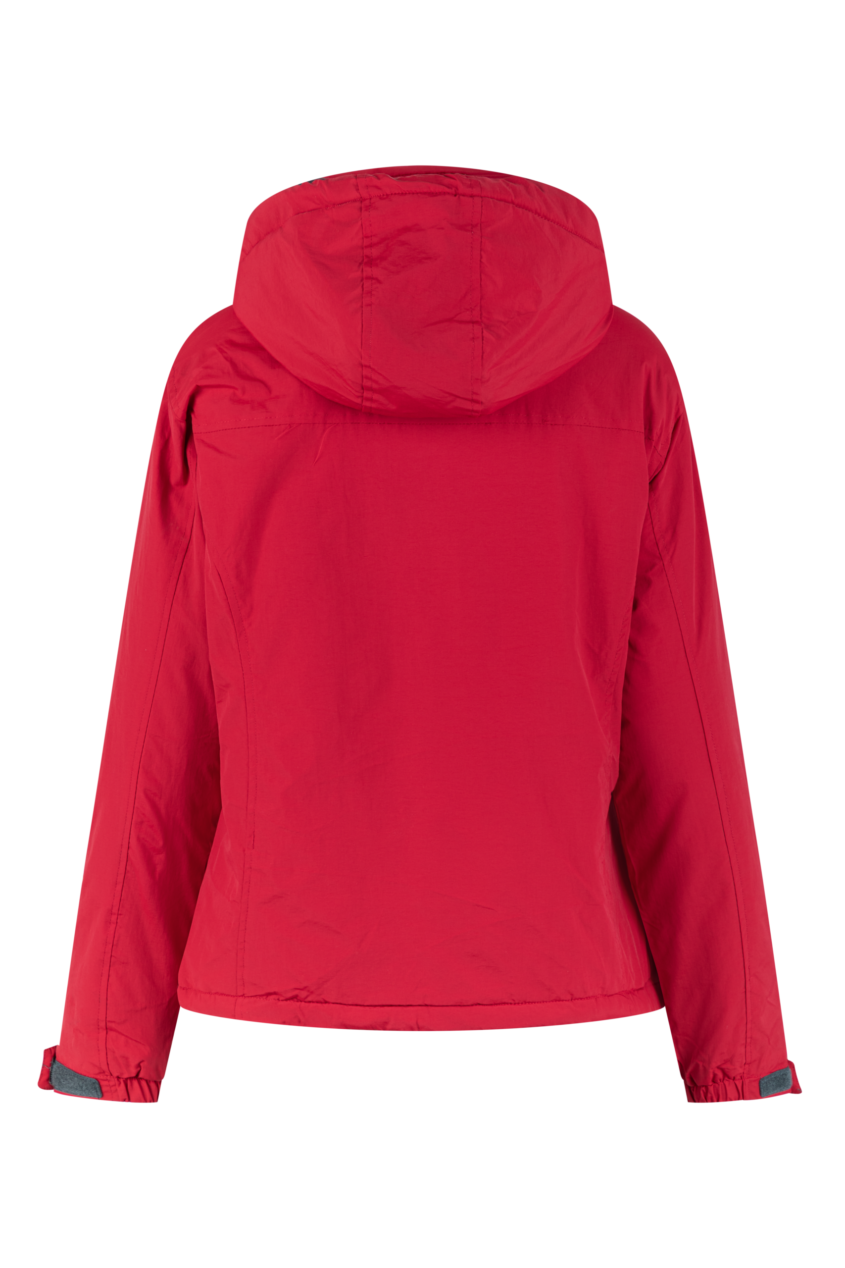 Parka roja mujer