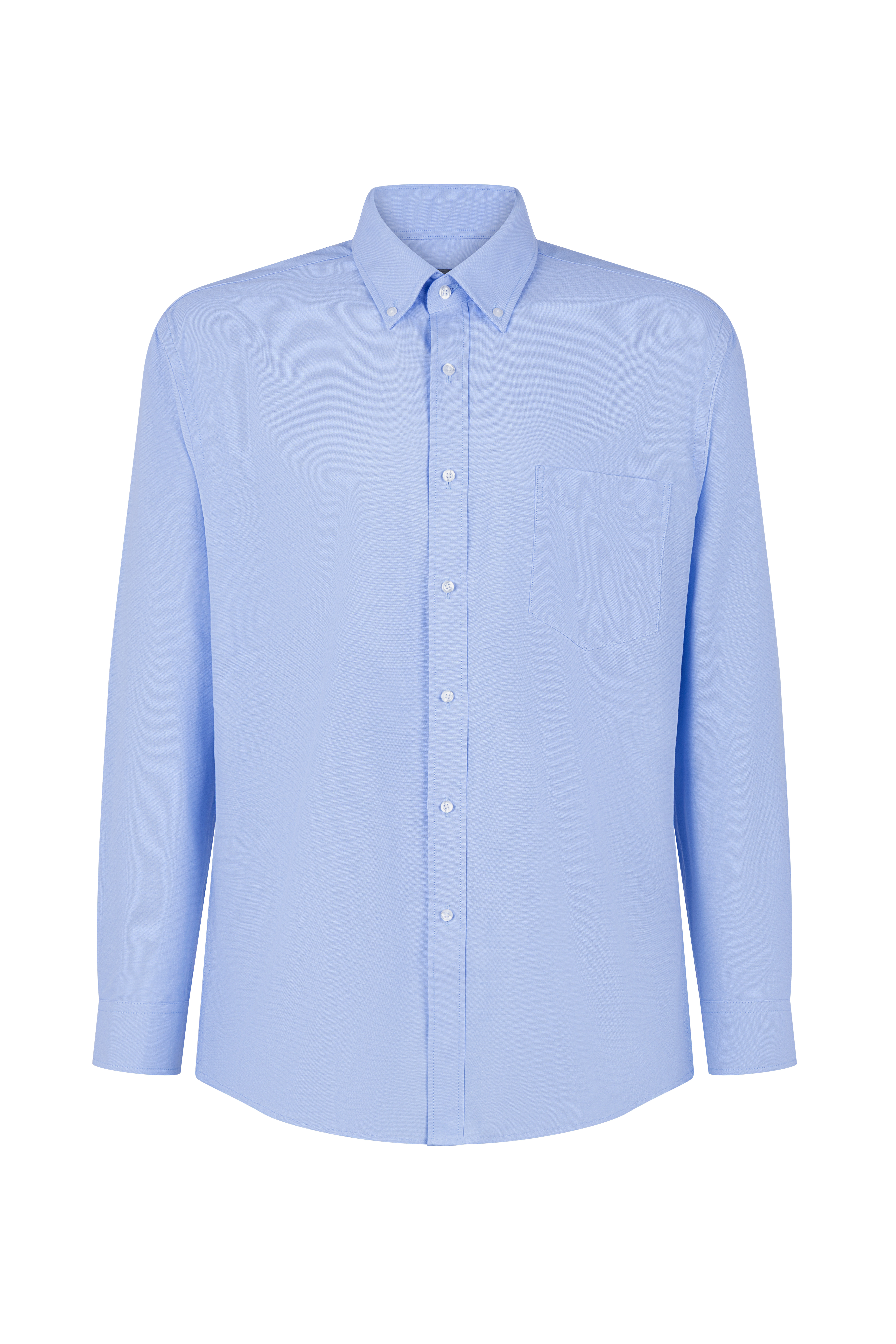 Camisa celeste - Manga larga - Hombre